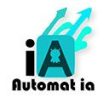 Logo de AutomatIA, nuestro servicio de automatizaciones usando Inteligencia Artificial para variedad de empresas : contamos con diseño de chatbots, IA en procesos, creación de contenido asistido con IA y más